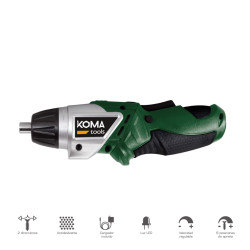 APARAFUSADOR A BATERIA REVERSIVEL 3,6V LITIO 1300mAh 17,5x14,8cm KOMA TOOLS