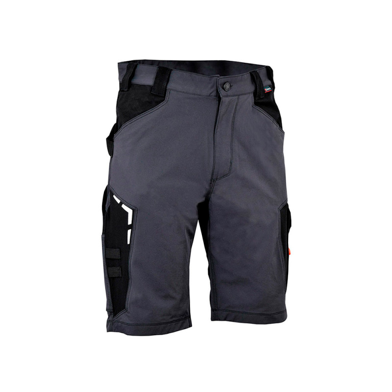 Bermuda bortan cinzento escuro preto tamanho 40