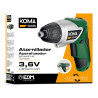 APARAFUSADOR A BATERIA REVERSIVEL 3,6V LITIO 1300mAh 17,5x14,8cm KOMA TOOLS
