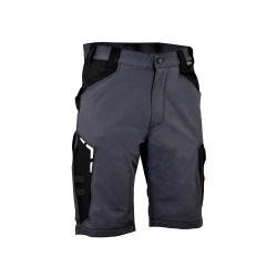 Bermuda bortan cinzento escuro preto tamanho 44
