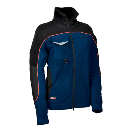 Casaco woman forro polar rider azul marinho preto tamanho m