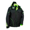 Jaqueta softshell tecka preto lime tamanho 58
