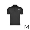Polo preto tamanho-m manga curta bordado