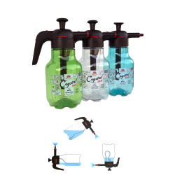 Vaporizador - sprayer 2 l modelo: crystal 360° di martino cores / modelos diversos