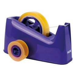 Desenrolador azul para rolos de fita-cola com adaptador duplo 33/66m (fita não incluída) milan