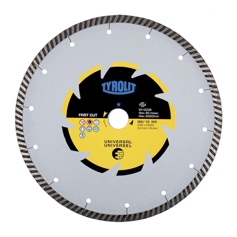 Disco diamante c3r ø230 x 2,4 x 22,23 mm