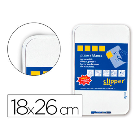 Quadro-branco pequeno 18x26cm com marcador