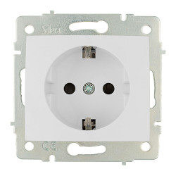 Tomada bipolar com t/tl 16a 250v com obturador série europa solera erp60