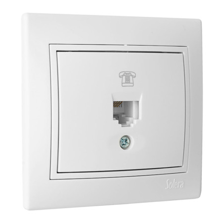 Tomada telefone rj11 série europa solera erp84u