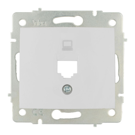 Tampa + chassis para tomada de dados rj45 série europa solera erp88/1