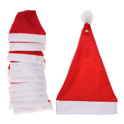 Gorro pai natal com guizo 30x40cm