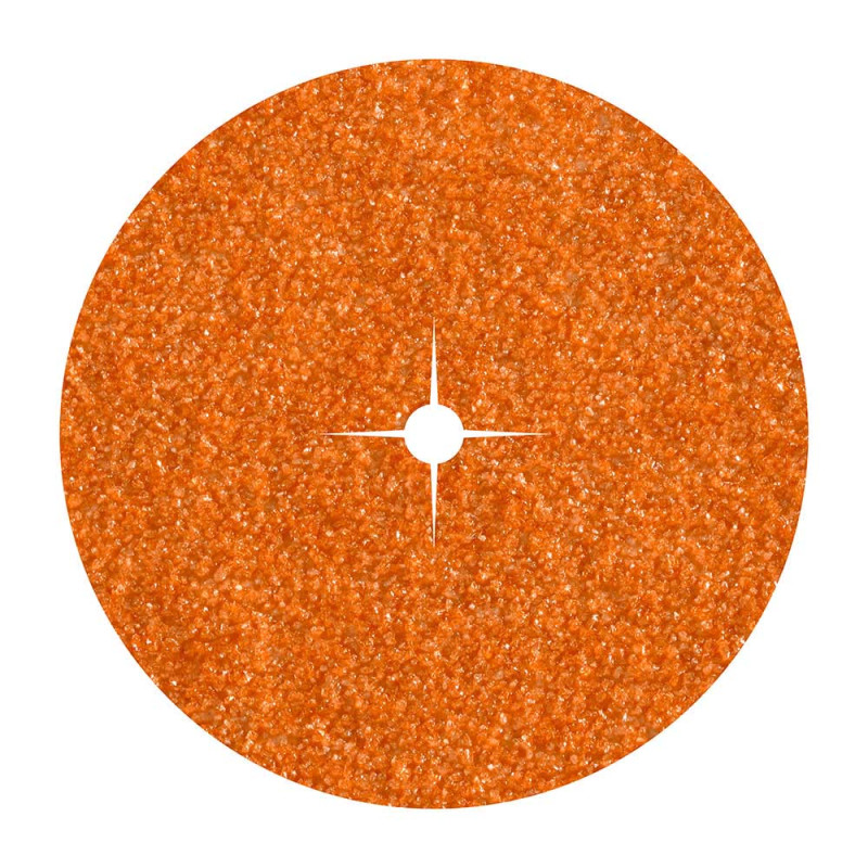 Discos de papel abrasivo de corindón ø125 mm, grão 80, pack 10 unudades