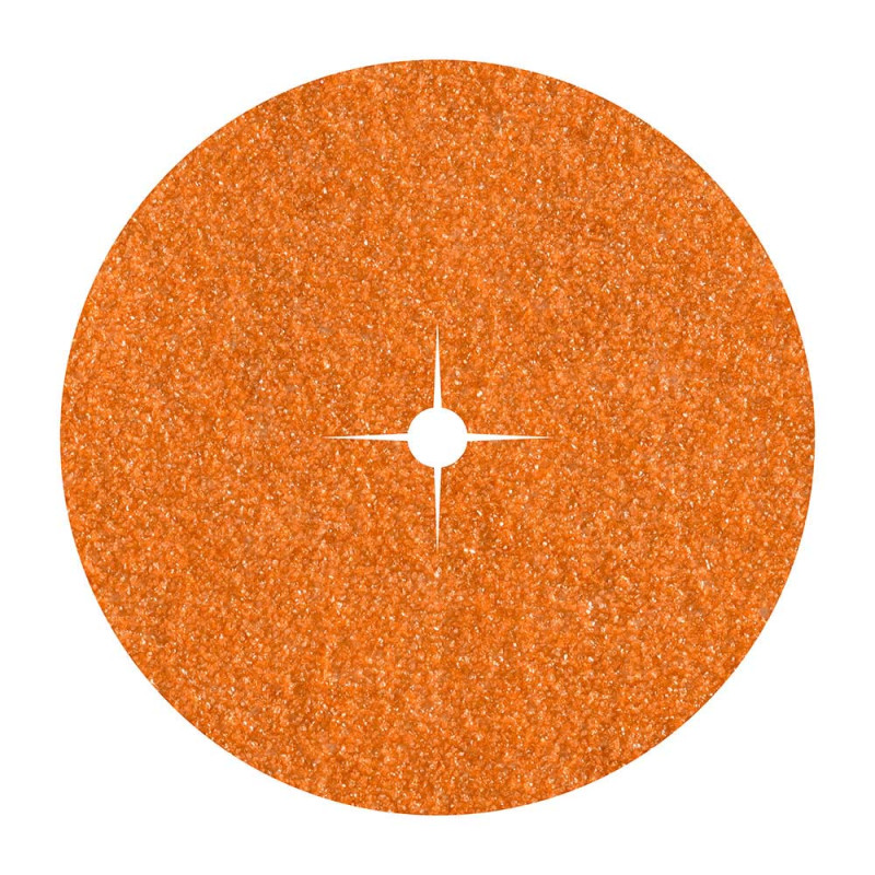 Discos de papel abrasivo de corindón ø125 mm, grão 120, pack 10 unudades