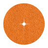 Discos de papel abrasivo de corindón ø125 mm, grão 120, pack 10 unudades