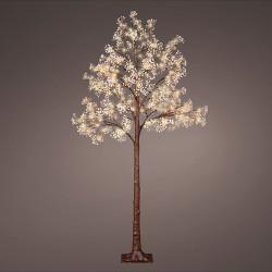 Árvore led gypsophila purpurina ip44 180cm