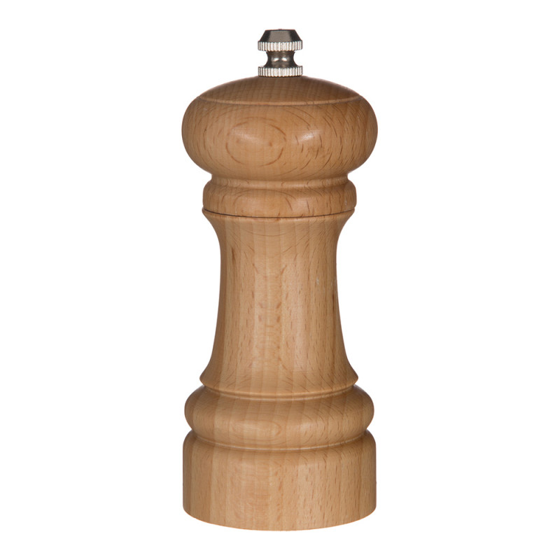 Moinho para sal/pimenta de madeira 14,5cm