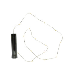 Rolha grinalda micro led para garrafa 15 leds