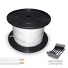 Cabo paralelo 48v 2 x 1,00 mm branco 1000 m (bobine grande)