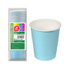 Pack 24 unid. copo papelão azul baby 200cc best products green