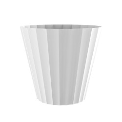 Vaso de injeção doric cor branco ø18x16cm