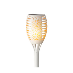 Estaca solar efeito chama ø12x61,5cm 72lm
