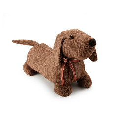 Peso texteis para porta 1kg cão castanho inofix