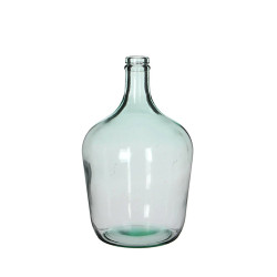 Garrafa vidro transparente diego 12 l ø27cm x 42cm
