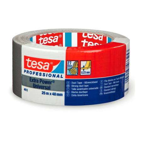Fita americana plateado 48 mm x 25 m
