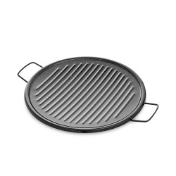 Grelhador grill esmaltado com pegas ø36cm. vaello