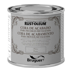 Rust-oleum chalky finish cera para móveis prata 125 ml