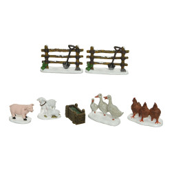 Figuras animais de quinta modelos sortidos