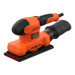 Lixadora orbital 150w de 1/3 black+decker