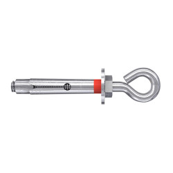 Saco 4 buchas metálicas fsl 8 acabamento camarão fechado m6x45mm 98455 fischer