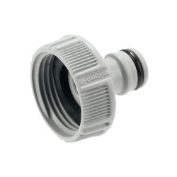 Adaptador macho para torneira 26,5mm com rosca fêmea 33,3mm 1" (blíster) gardena