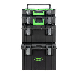 CARRINHO MODULAR COM 4 CAIXAS EMPILHÁVEIS