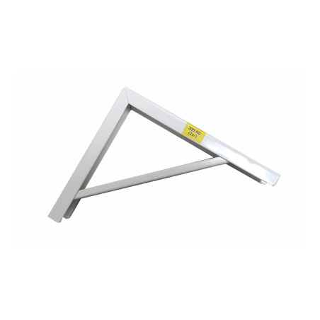 Esquadro de aço branco robusto 18x20cm edm