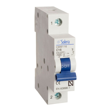 Disjuntor magnetotérmico solera 1 polo 25a c 6ka resid/terciário (retractilado) cbm125