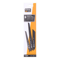 Kit 6 lâminas de serra de sable sobresselente para 08776