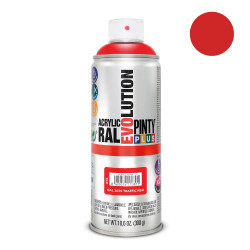 Tinta acrílica spray evolution 520 cc ral 3020 vermelho trânsito 300 g