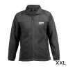 Casaco polar fleece 280g/m com ziper tamanho-xxl