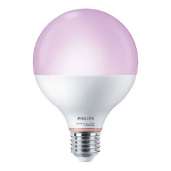 Lâmpada globo e27 11w full colores 1055lm wifi philips wiz