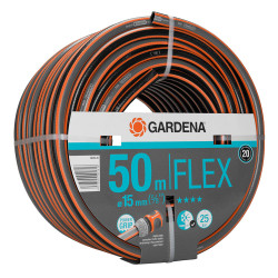 Mangueira de rega flex ø15mm (5/8") rolo 50m. gardena