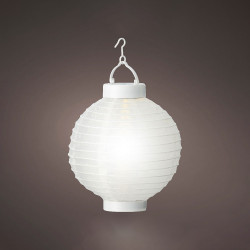 Candeeiro solar branco ø20 x 23 cm