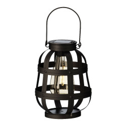 Kit 3 luzes solares de jardim vintage lumineo