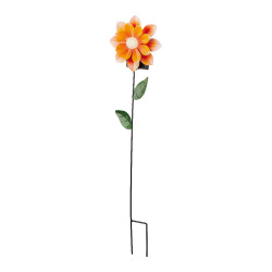 Flor com luz solar cores sortidas 11x6x49,5cm lumineo