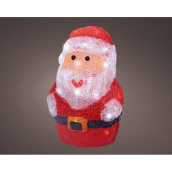 Figura de pai natal led para exterior 17 x 14 x 23,50 cm