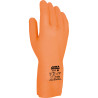 Luvas de trabalho latex/neopreno laranja tamanho 8