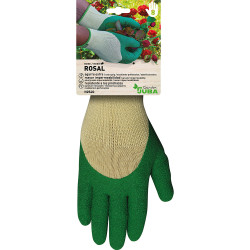 Luvas de jardinagem poliéster/latex tamanho 9