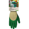 Luvas de jardinagem poliéster / latex tamanho 10