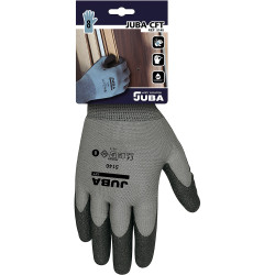 Luvas de jardinagem sem costuras de nylon / pvc tamanho 8